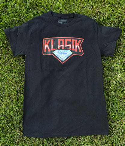 Black Short Sleeve Klasik Tee