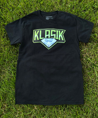 Black Short Sleeve Klasik Tee