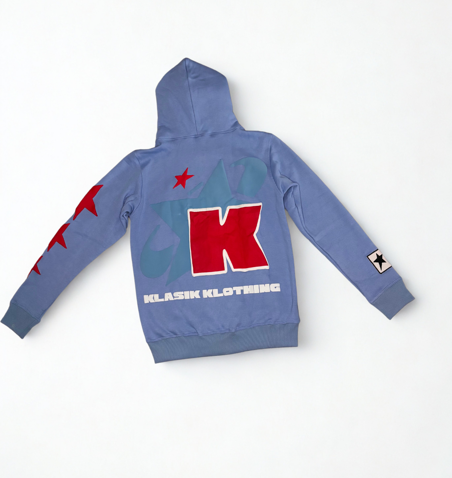 Blue Full Zip & Flare Set